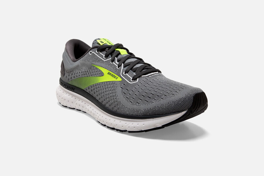 Brooks Running Shoes Mens Grey - Glycerin 18 Road - 7105-YPZMK